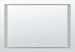 Beliani EYRE - LED-spiegel - Zilver - Kunststof