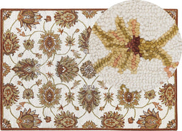 Beliani EZINE - Rug - Beige - Wol