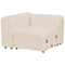 Beliani FALSTERBO - Modulaire driezitsbank - Beige - Bouclé