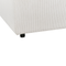 Beliani FALSTERBO - Ottomaan - Wit - Corduroy