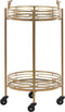 Beliani FARLEY - Keukentrolley - Goud - IJzer