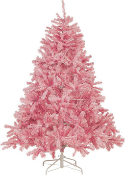 Beliani FARNHAM - Kerstboom - Roze - PVC