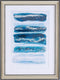 Beliani FERATE - Wanddecoratie - Blauw - Papier
