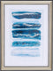 Beliani FERATE - Wanddecoratie - Blauw - Papier