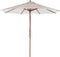 Beliani FERENTILLO - Parasol - Beige - Kunststof