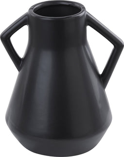 Beliani FERMI - Bloemenvaas - Zwart - Dolomiet