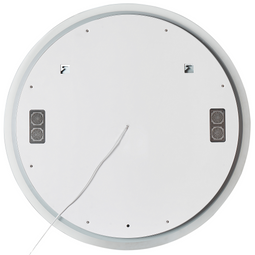 Beliani FIXIN - Badkamerspiegel met LED - Zilver - Aluminium