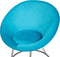 Beliani FLOBY - Armchair - Blauw - Fluweel