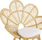 Beliani FLORENTINE - Fauteuil - Beige - Rotan
