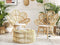 Beliani FLORENTINE - Fauteuil - Beige - Rotan
