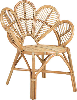 Beliani FLORENTINE II - Fauteuil - Natuurlijk - Rotan