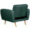 Beliani FLORLI - Fauteuil - Groen - Polyester