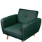 Beliani FLORLI - Fauteuil - Groen - Polyester