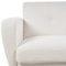 Beliani FLORLI - Slaapbank 2-zits - Wit - Bouclé