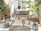 Beliani FOBELLO - Loungeset voor 4 - Beige - PE rotan
