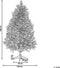 Beliani FORAKER - Kerstboom - Wit - PVC