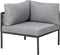 Beliani FORANO - Loungeset voor 6 - Grijs - Aluminium