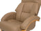 Beliani FORCE - Fauteuil - Beige - Kunstleer