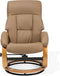 Beliani FORCE - Fauteuil - Beige - Kunstleer