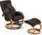 Beliani FORCE - Fauteuil - Bruin - Kunstleer