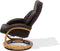 Beliani FORCE - Fauteuil - Bruin - Kunstleer