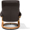 Beliani FORCE - Fauteuil - Bruin - Kunstleer