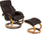 Beliani FORCE - Fauteuil - Bruin - Kunstleer