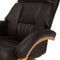 Beliani FORCE - Fauteuil - Bruin - Kunstleer