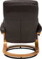 Beliani FORCE - Fauteuil - Bruin - Kunstleer