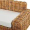 Beliani FORLI - Tuinbank - Beige - Rotan