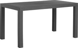 Beliani FOSSANO - Tuintafel - Grijs - Kunststof