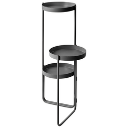 Beliani FRAGARIA - Bloempot - Zwart - Metaal