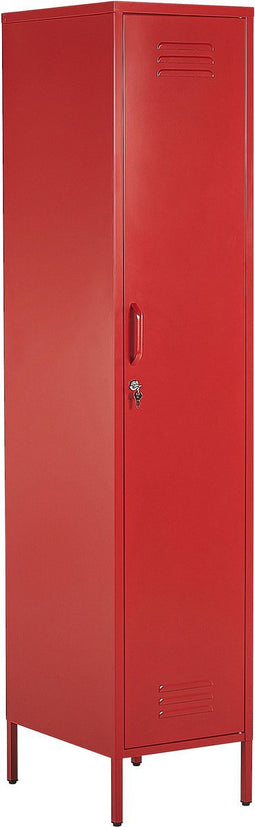 Beliani FROME - Kantoorkast - Rood - Staal