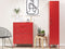 Beliani FROME - Kantoorkast - Rood - Staal