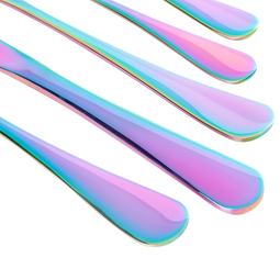 Beliani FUSILLI - Bestekset - Meerkleurig - Roestvrij staal