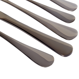 Beliani FUSILLI - Bestekset - Zwart - Roestvrij staal