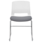 Beliani GALENA - Set van 4 stoelen - Wit/Grijs - Polyester