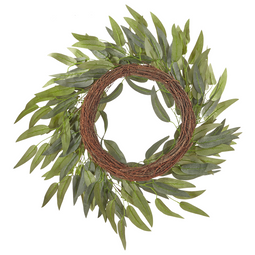 Beliani GAMRUN - Krans - Groen - ø 70 cm - Synthetisch