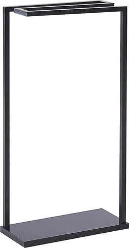 Beliani GARCITAS - Handdoekrek - Zwart - Staal