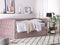 Beliani GASSIN - Onderschuifbed - Roze - Fluweel