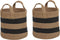 Beliani GEREDE - Mand set van 2 - Beige - Jute
