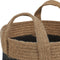 Beliani GEREDE - Mand set van 2 - Beige - Jute