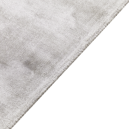 Beliani GESI II - Vloerkleed - Lichtgrijs - 80 x 300 cm - Viscose