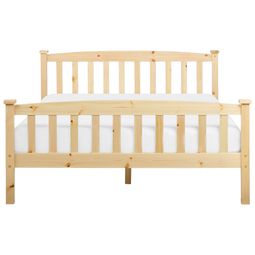 Beliani GIVERNY - Bed - Lichthout - 140 x 200 cm - Dennenhout