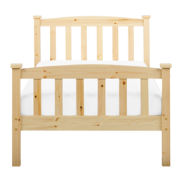 Beliani GIVERNY - Bed - Lichthout - 90 x 200 cm - Dennenhout