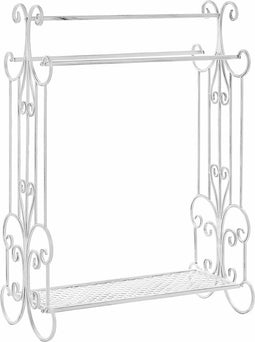 Beliani GLADIS - Handdoekrek - Wit - IJzer