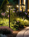 Beliani GOSABA - Staande tuinlamp - Zwart - Aluminium