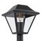 Beliani GOSABA - Staande tuinlamp - Zwart - Aluminium