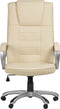 Beliani GRANDEUR - Massagestoel - Beige - Kunstleer