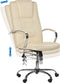 Beliani GRANDEUR - Massagestoel - Beige - Kunstleer